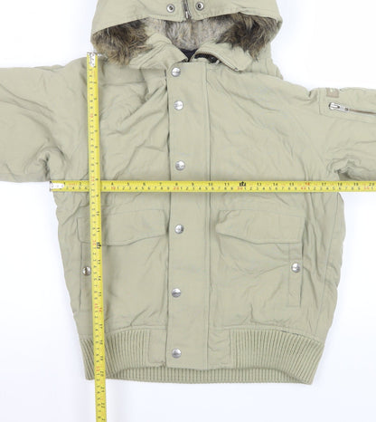 Girls UK Size 10 Years Woolrich Beige Puffer Jacket