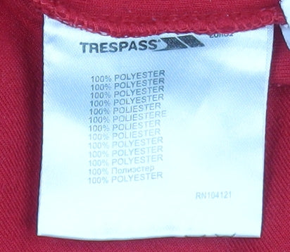 Mens UK Size XS Trespass Red Pullover Sweatshirt