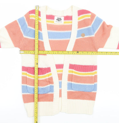 Womens UK Size 7 Piping Hot Multicoloured Cardigan Jumper