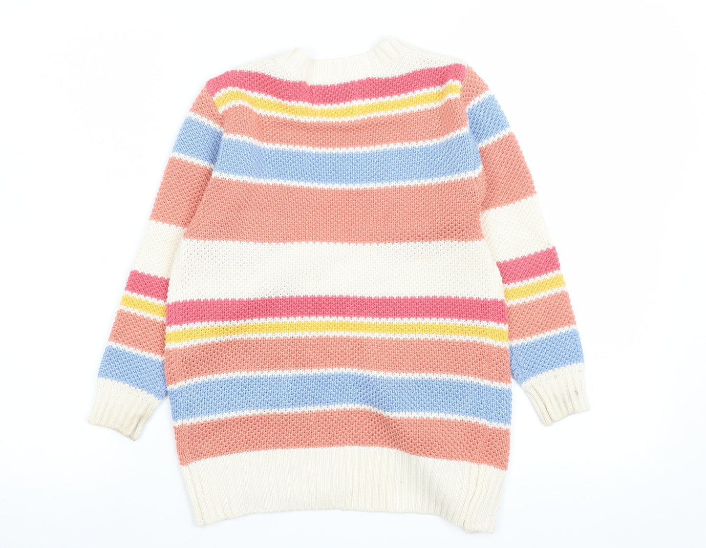 Womens UK Size 7 Piping Hot Multicoloured Cardigan Jumper