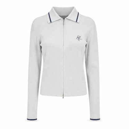 Womens UK Size S Riley Grey Basic Polo