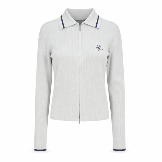 Womens UK Size S Riley Grey Basic Polo