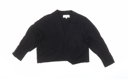 Womens UK Size 14 Debenhams Black Cardigan Jumper