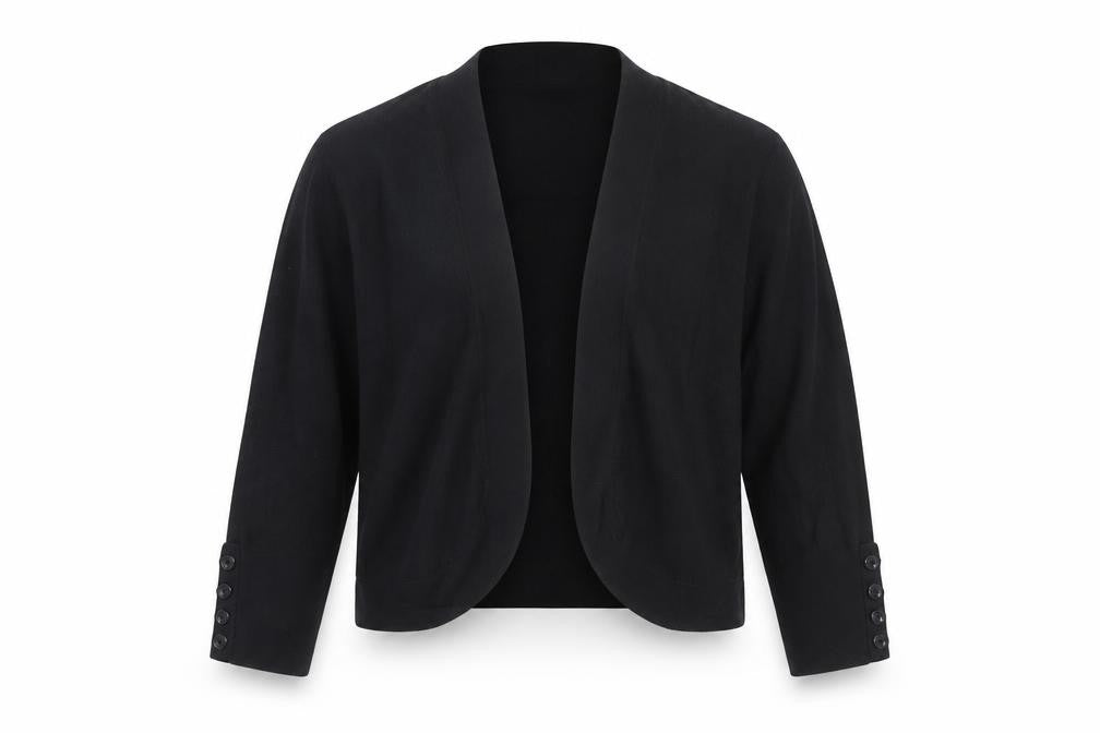 Womens UK Size 14 Debenhams Black Cardigan Jumper