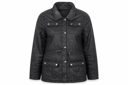 RJR.John Rocha Women's Black Quilted Cotton Jacket Size 16