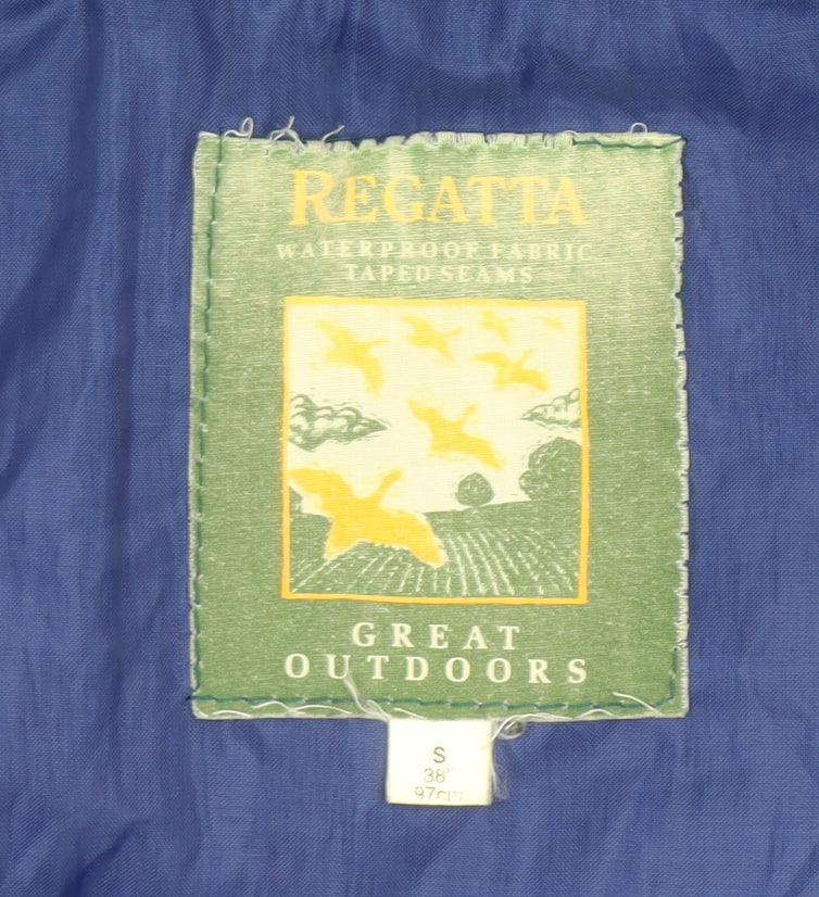 Mens UK Size S Regatta Blue Parka Coat