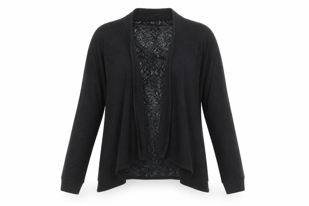 Womens UK Size 14 River Island Black Cardigan Jumper