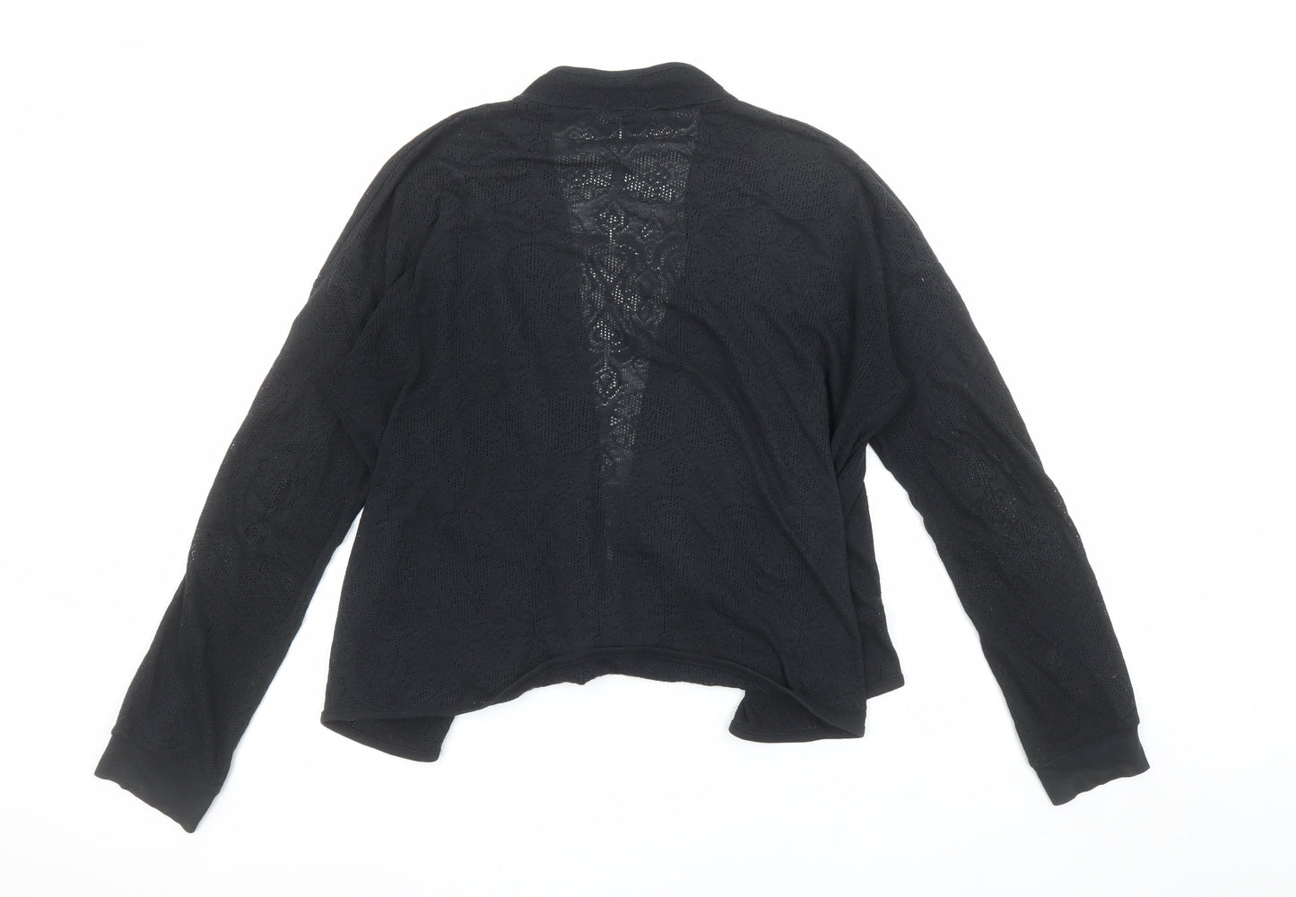 Womens UK Size 14 River Island Black Cardigan Jumper