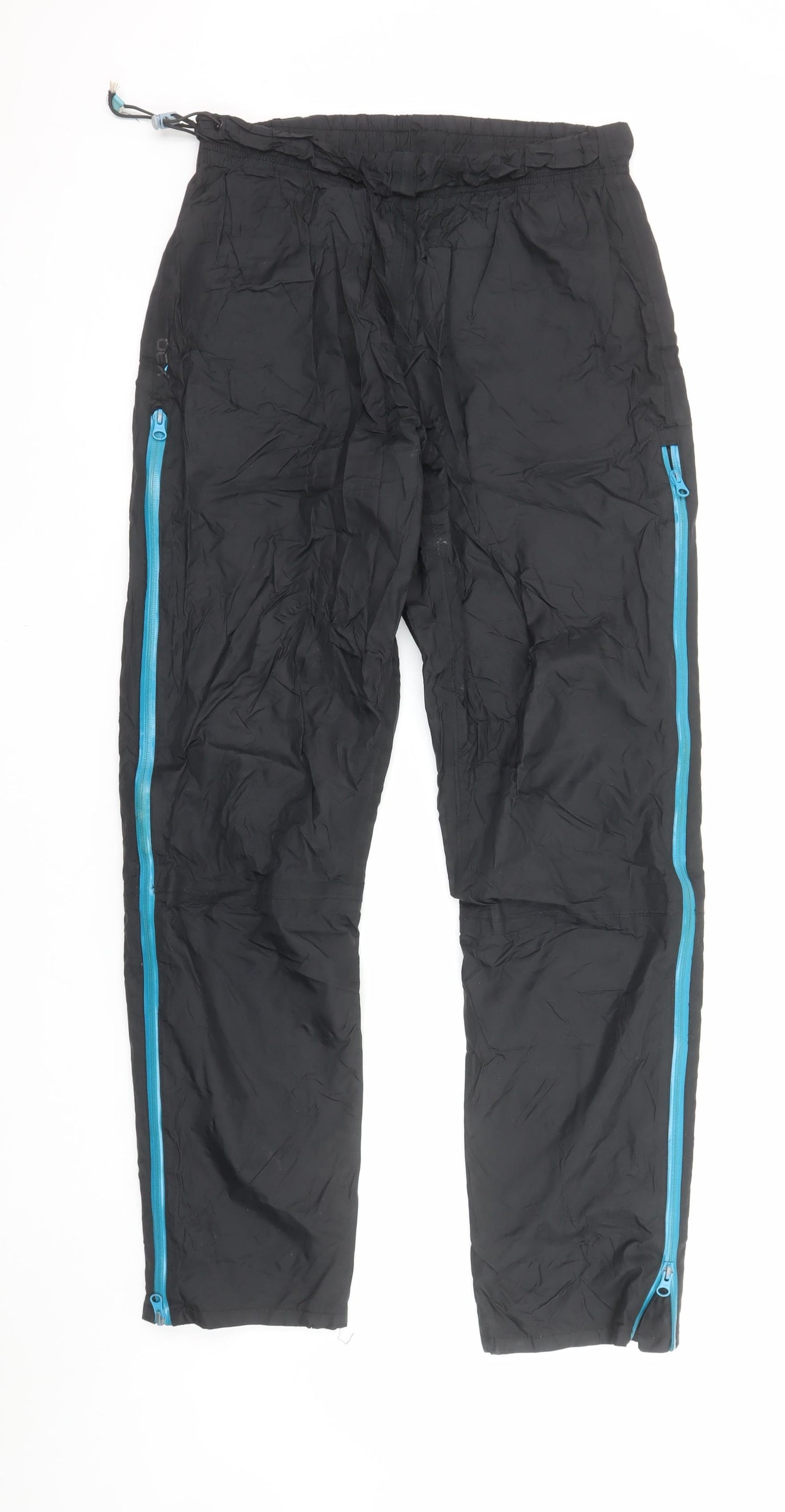 OEX Men's Black Waterproof Windbreaker Trousers 2L Regular