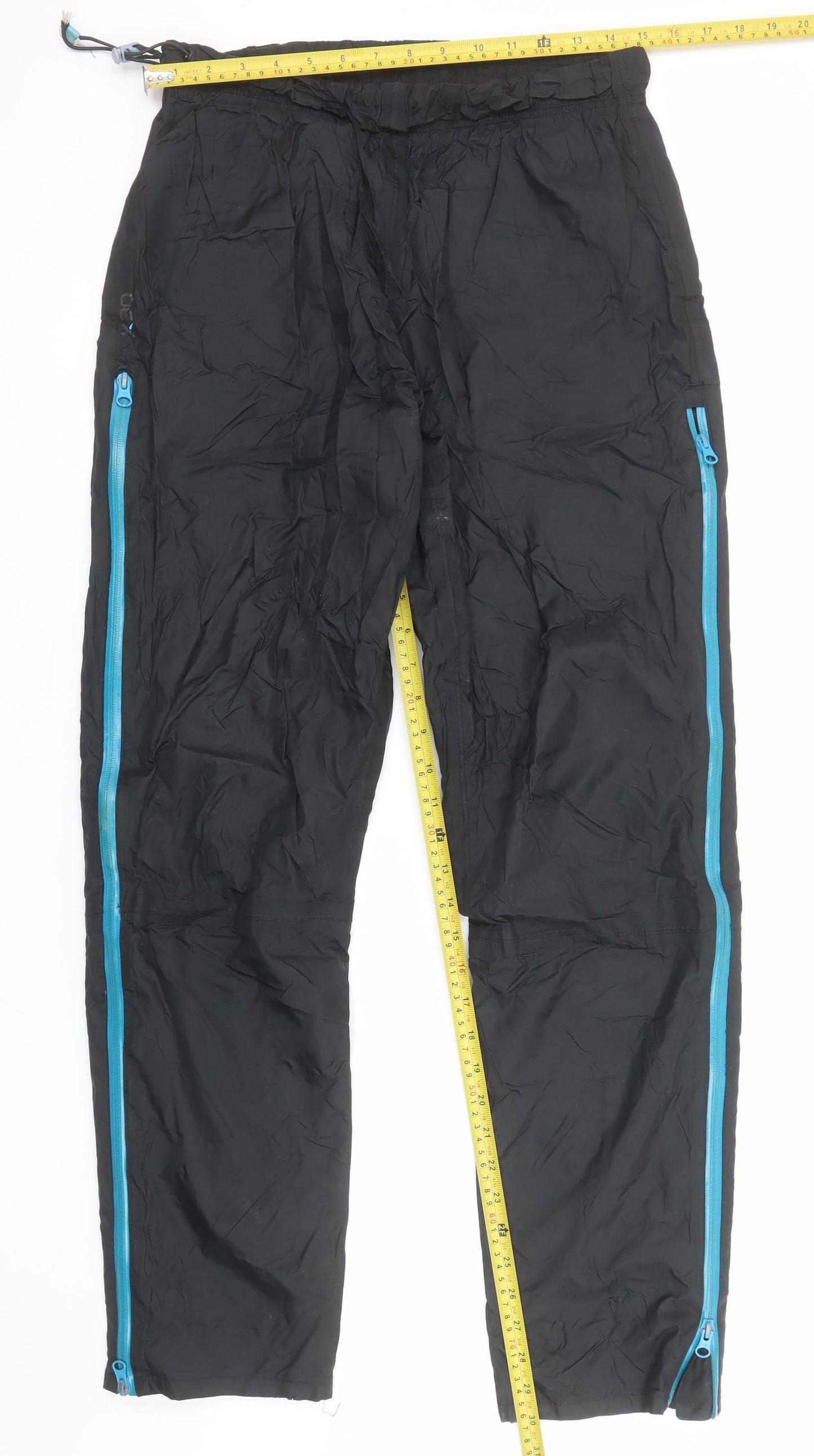 OEX Men's Black Waterproof Windbreaker Trousers 2L Regular