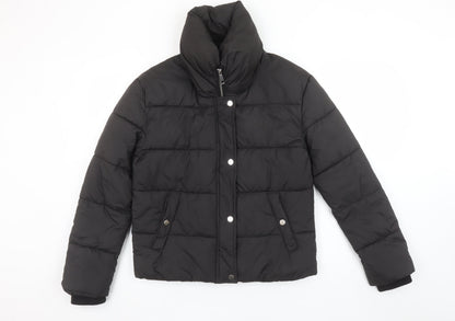 Atmosphere Womens Black Size 8 Puffer Jacket Winter Coat