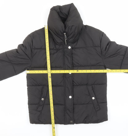 Atmosphere Womens Black Size 8 Puffer Jacket Winter Coat