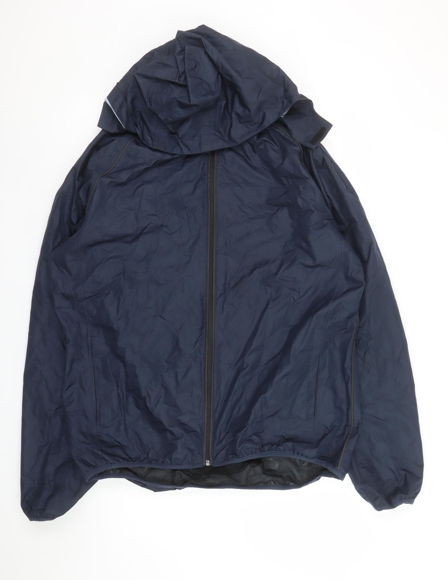 Mens UK Size 2XL Ridge Blue Windbreaker Coat