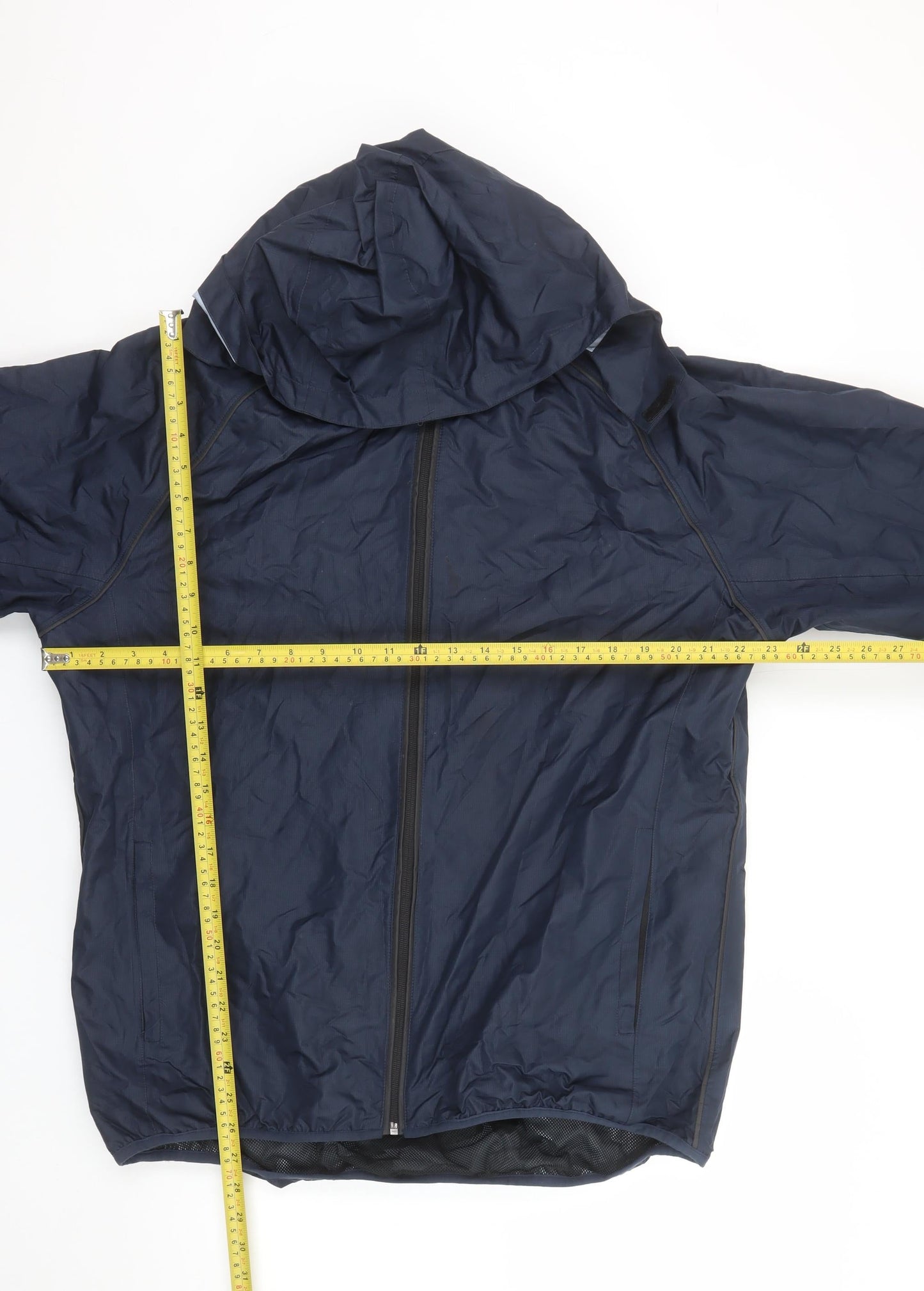 Mens UK Size 2XL Ridge Blue Windbreaker Coat