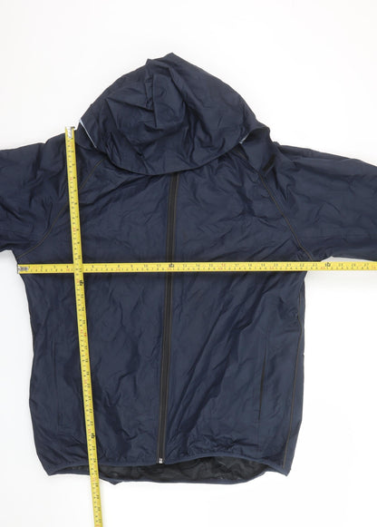 Mens UK Size 2XL Ridge Blue Windbreaker Coat