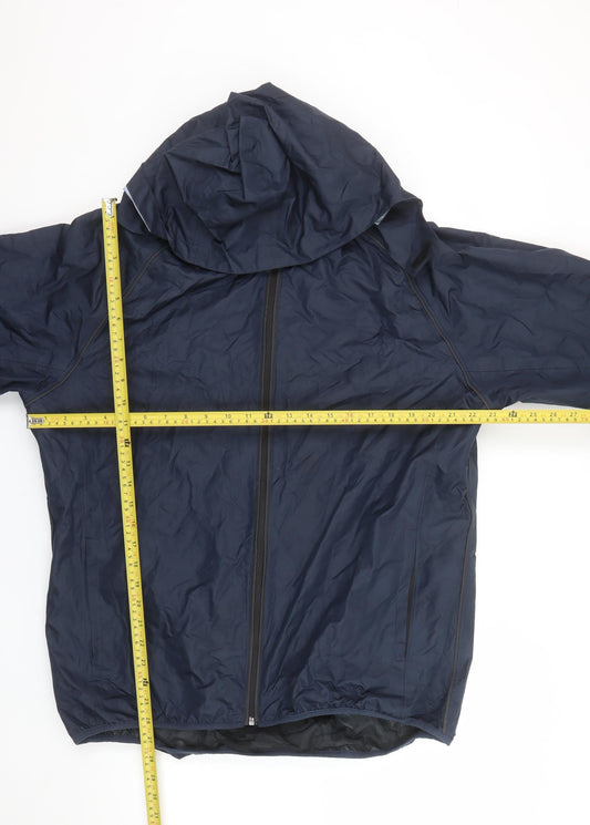 Mens UK Size 2XL Ridge Blue Windbreaker Coat