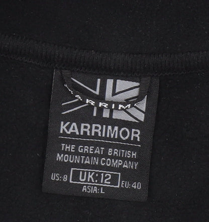 Karrimor Women's Black Fleece Full Zip Jacket Size 12