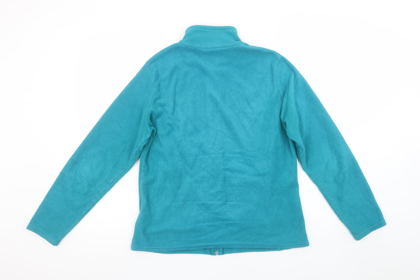 Marks and Spencer Womens Blue Fleece Full Zip Jacket Size 12
