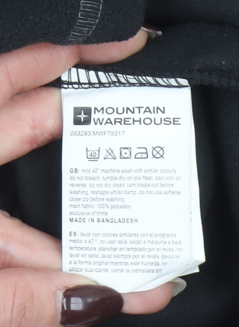 Mens UK Size L Mountain Warehouse Black Pullover Sweatshirt