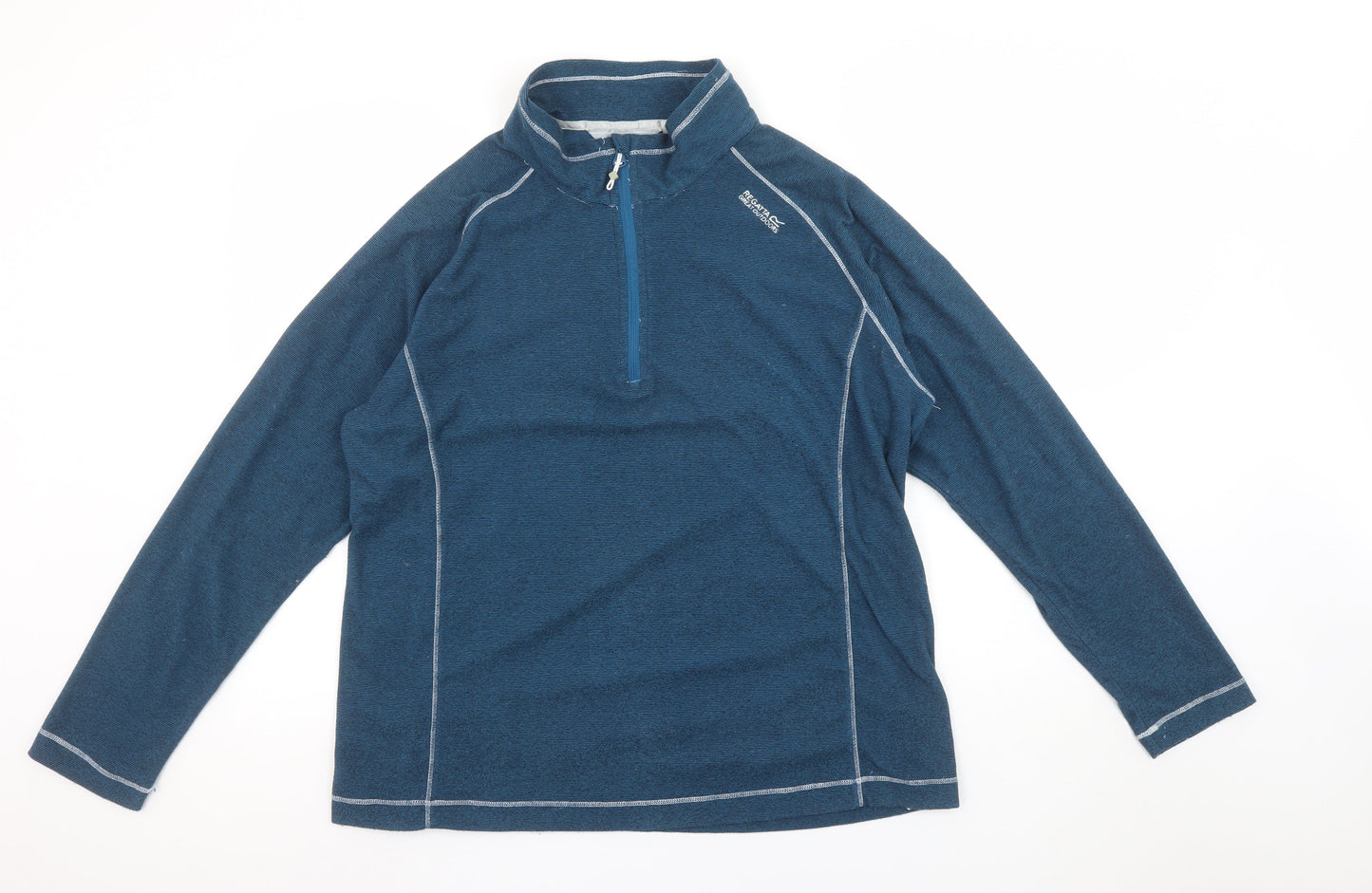 Regatta Women's Blue 1/4 Zip Pullover Sweatshirt Size 20 Outdoor Fleece
