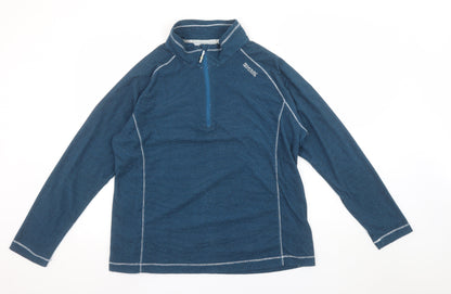 Regatta Women's Blue 1/4 Zip Pullover Sweatshirt Size 20 Outdoor Fleece