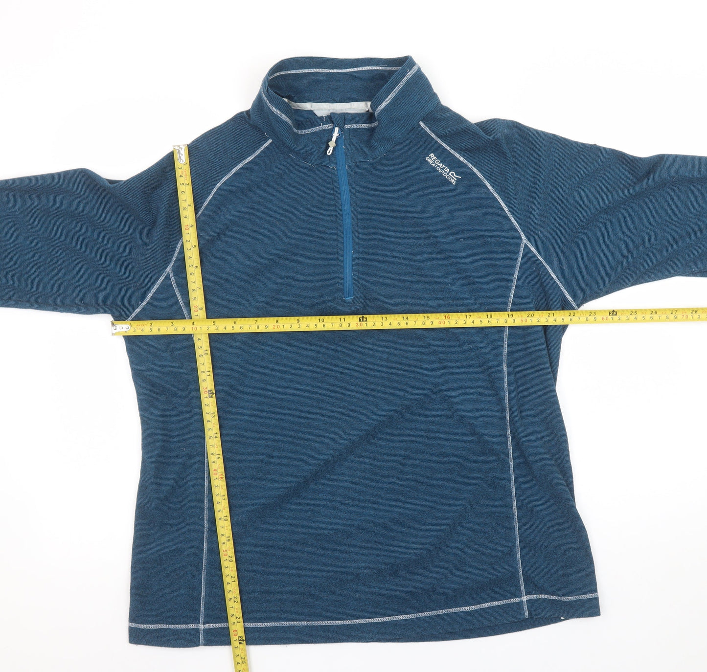 Regatta Women's Blue 1/4 Zip Pullover Sweatshirt Size 20 Outdoor Fleece