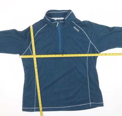Regatta Women's Blue 1/4 Zip Pullover Sweatshirt Size 20 Outdoor Fleece
