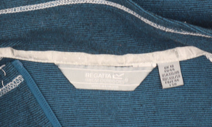 Regatta Women's Blue 1/4 Zip Pullover Sweatshirt Size 20 Outdoor Fleece