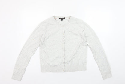 Womens UK Size S Banana Republic Grey Cardigan Jumper