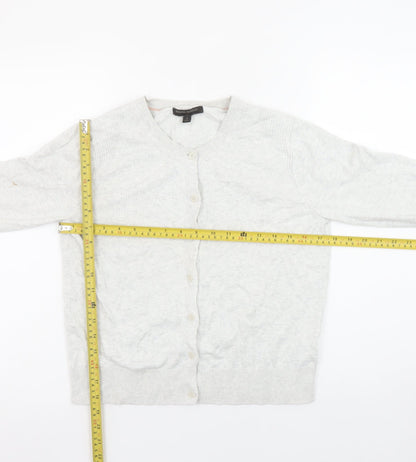 Womens UK Size S Banana Republic Grey Cardigan Jumper