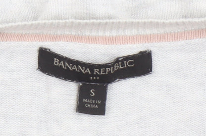 Womens UK Size S Banana Republic Grey Cardigan Jumper