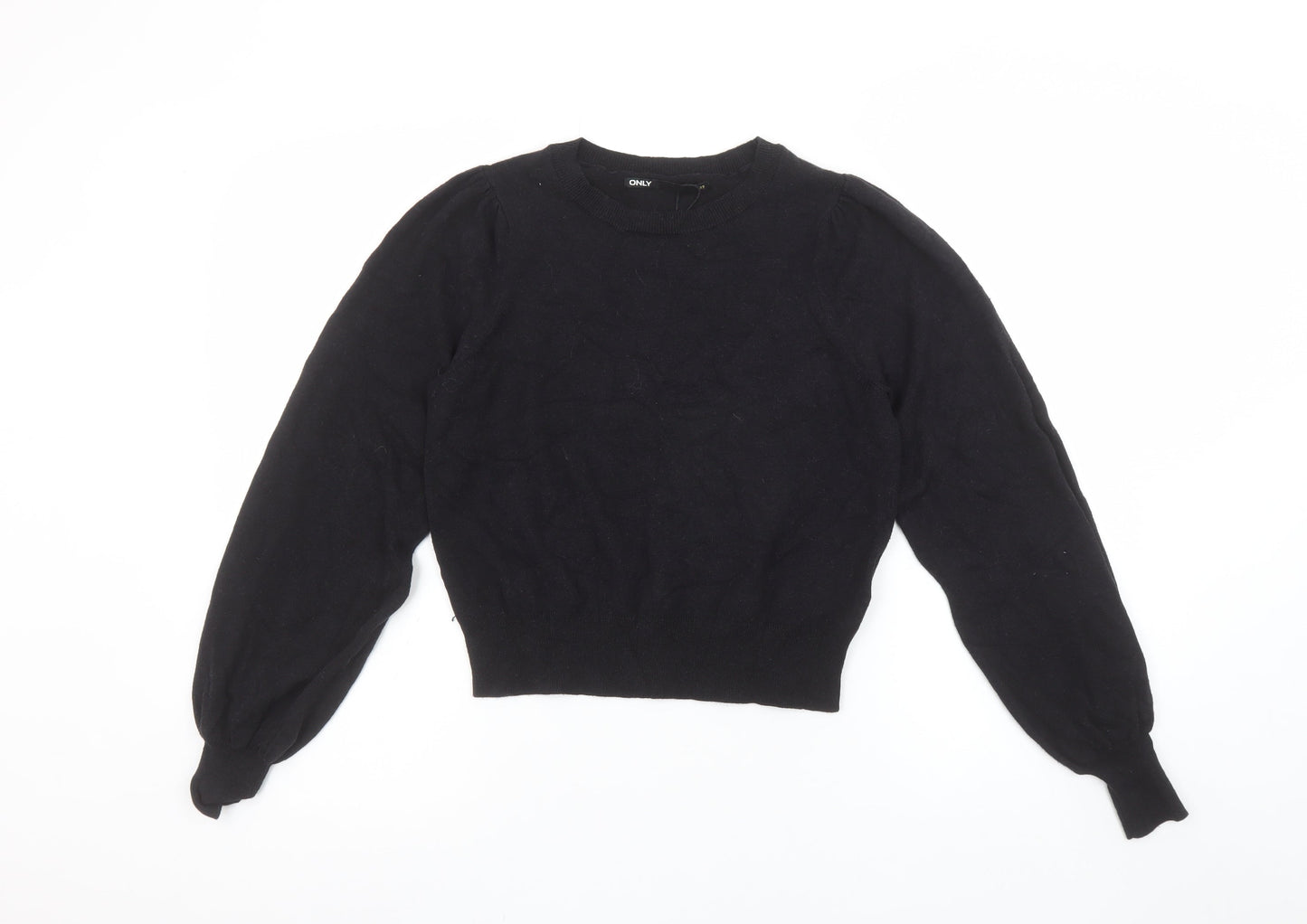 Womens UK Size XS Only Black Pullover Jumper