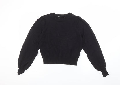 Womens UK Size XS Only Black Pullover Jumper
