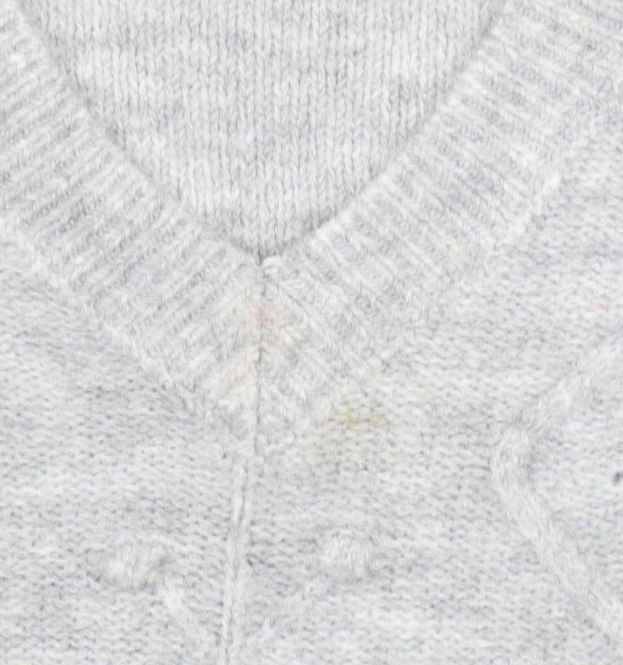 Womens UK Size S Cerulean by Blue Diamond Grey Pullover Jumper