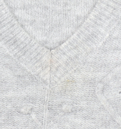 Womens UK Size S Cerulean by Blue Diamond Grey Pullover Jumper