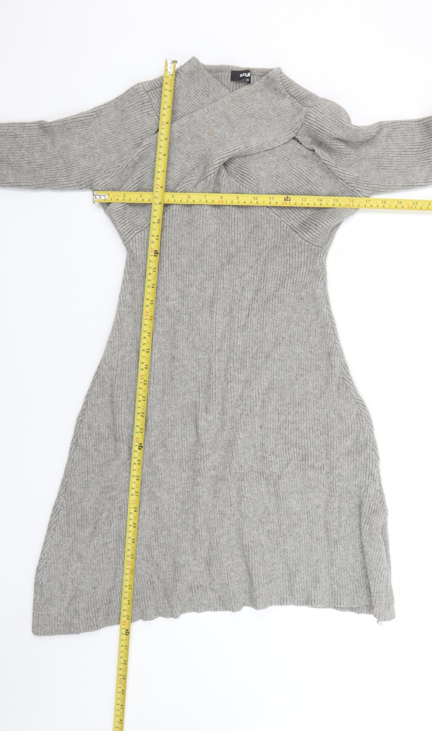 Womens UK Size L Styli Sweater Dress