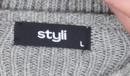 Womens UK Size L Styli Sweater Dress
