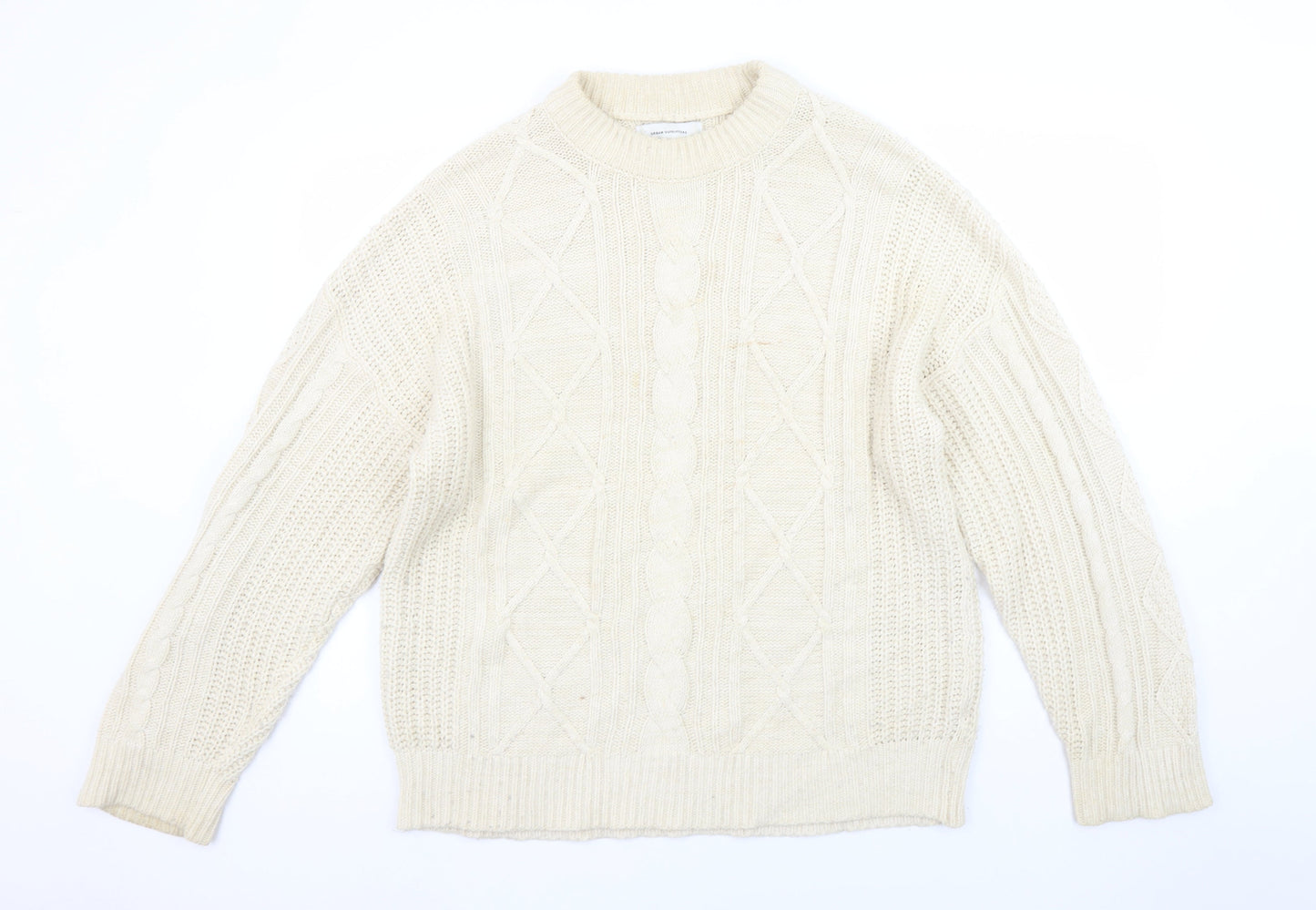 Womens UK Size M Urban Outfitters Ivory Pullover Jumper