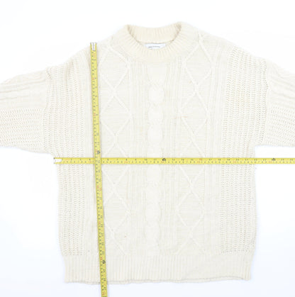 Womens UK Size M Urban Outfitters Ivory Pullover Jumper