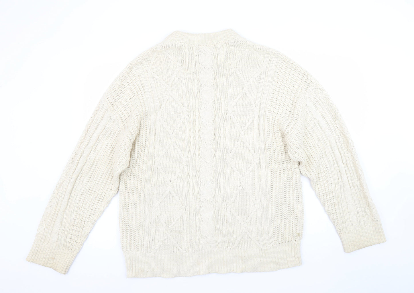 Womens UK Size M Urban Outfitters Ivory Pullover Jumper