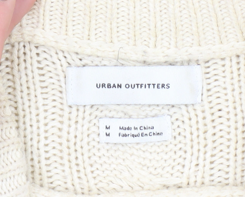 Womens UK Size M Urban Outfitters Ivory Pullover Jumper