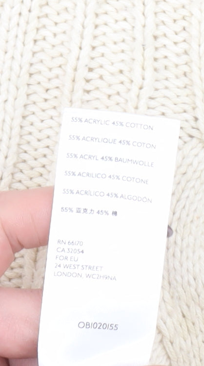 Womens UK Size M Urban Outfitters Ivory Pullover Jumper