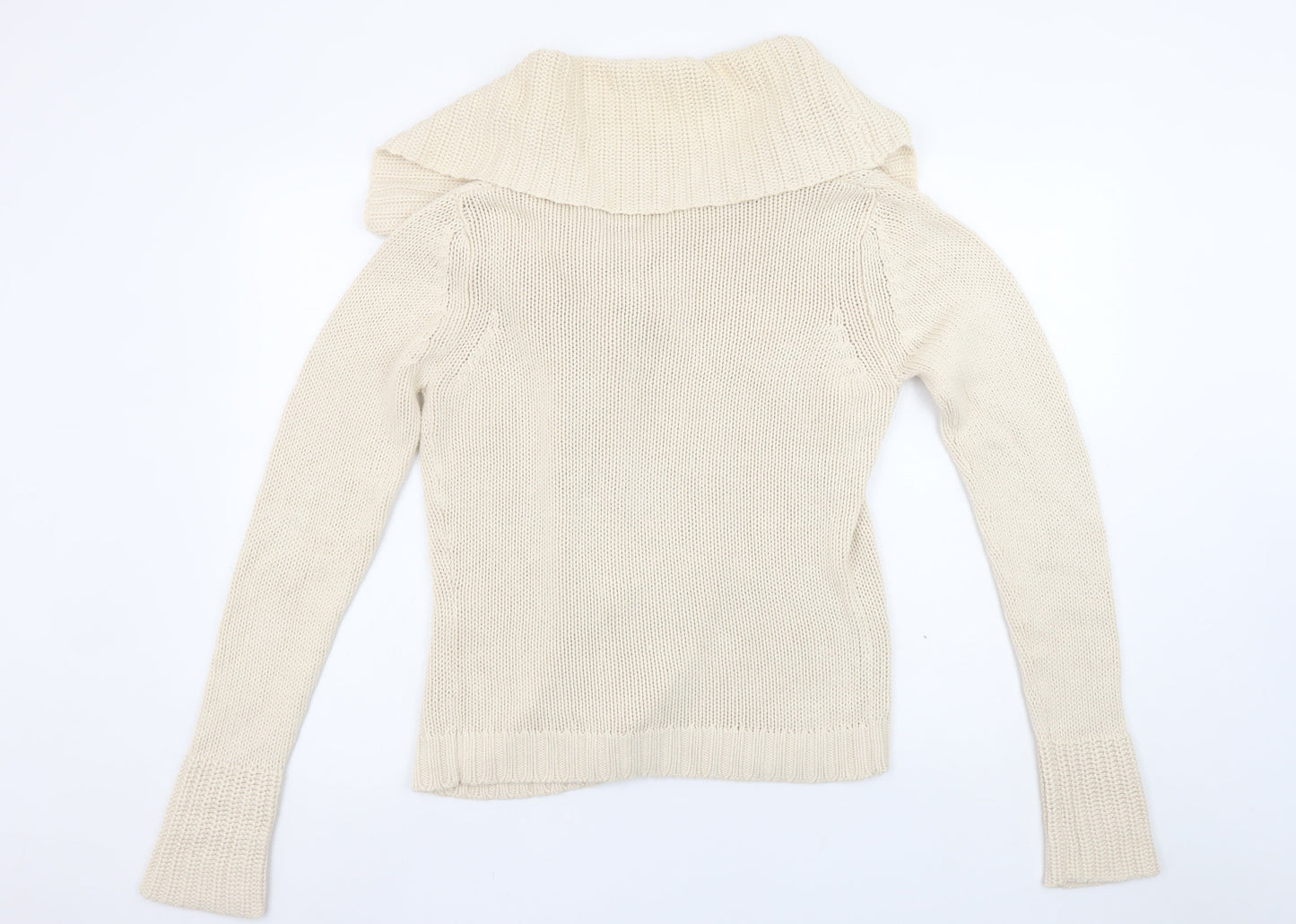 Womens UK Size M VILA Beige Cardigan Jumper