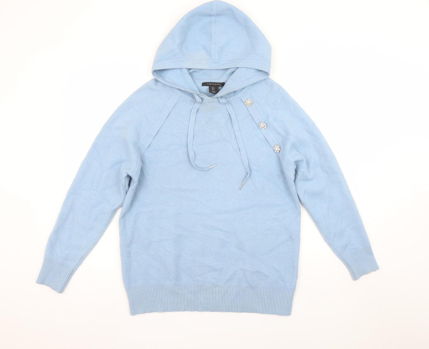 Womens UK Size L Tahari Blue Pullover Jumper