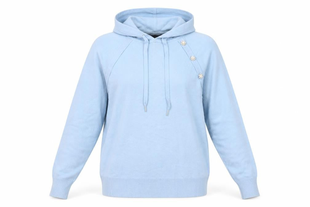 Womens UK Size L Tahari Blue Pullover Jumper