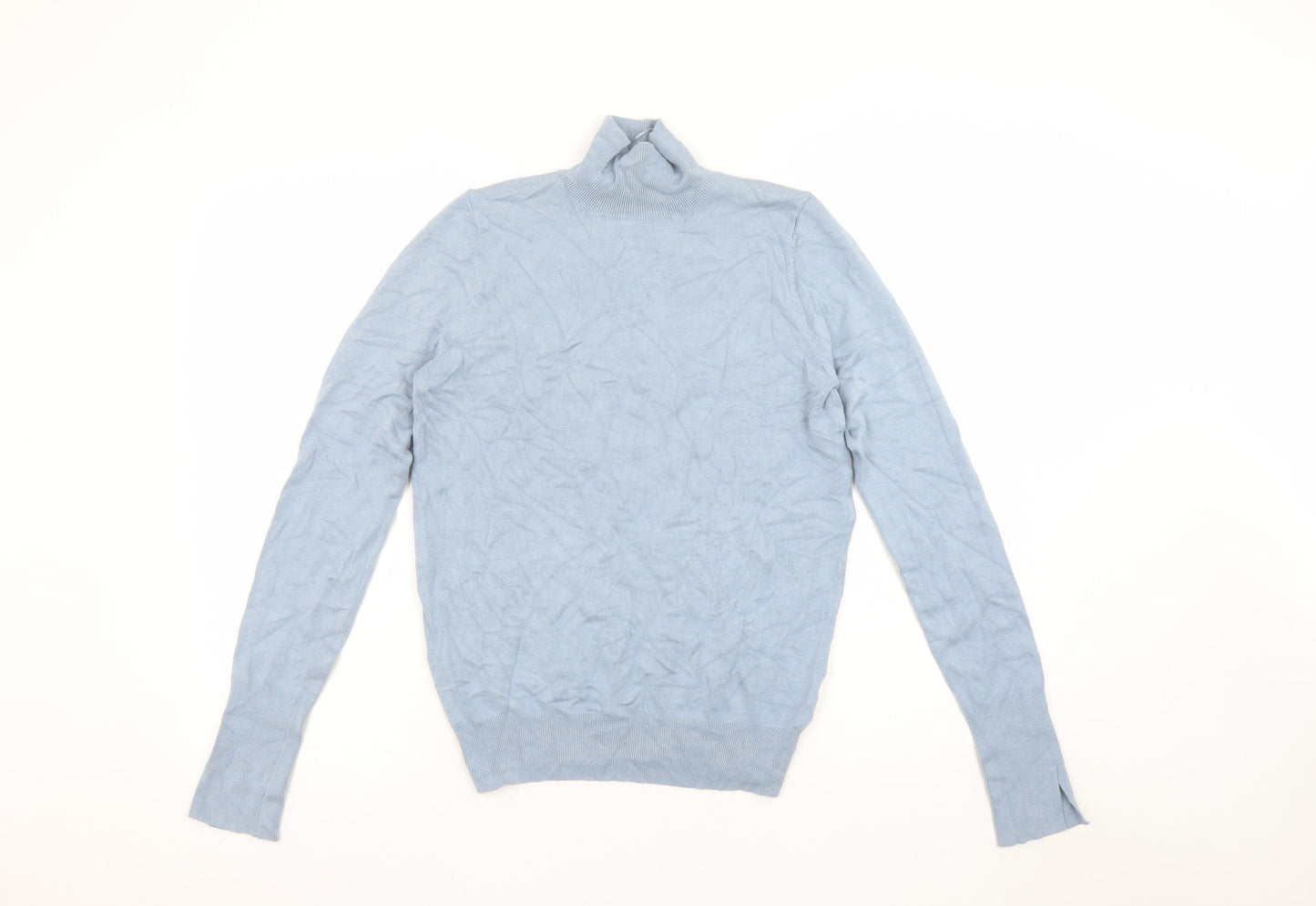 Womens UK Size S Zara Blue Pullover Jumper