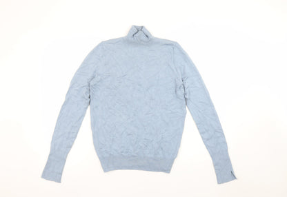 Womens UK Size S Zara Blue Pullover Jumper