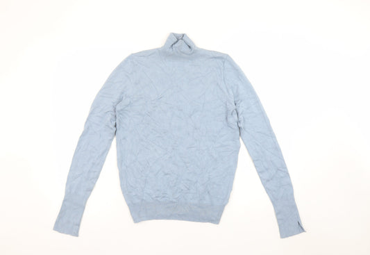 Womens UK Size S Zara Blue Pullover Jumper