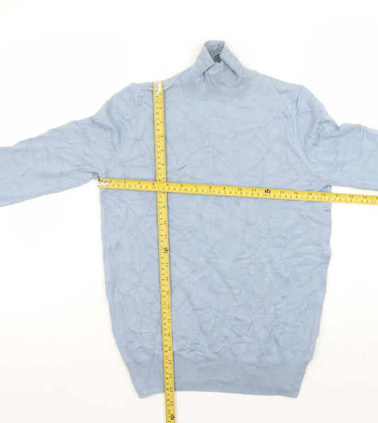 Womens UK Size S Zara Blue Pullover Jumper