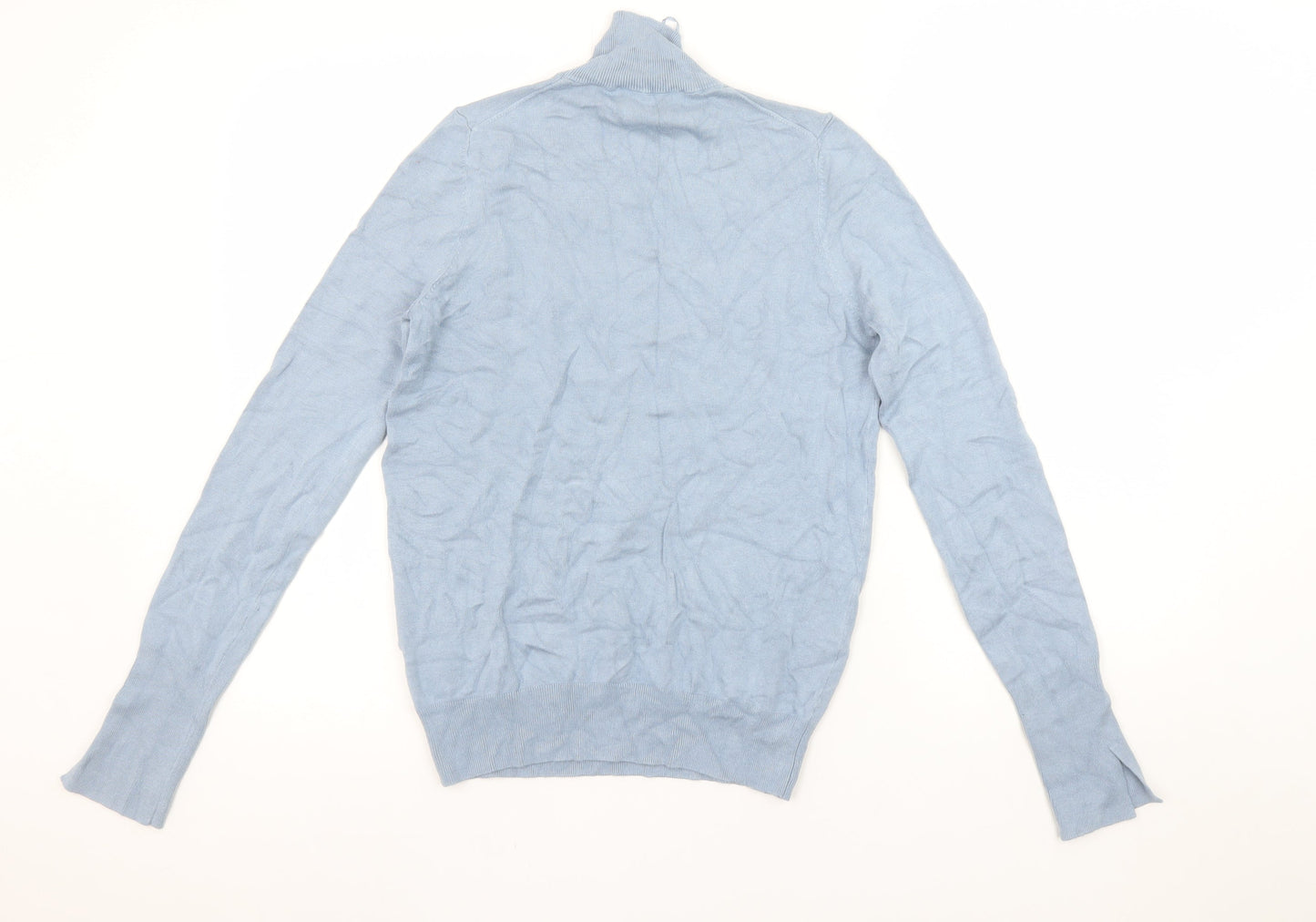 Womens UK Size S Zara Blue Pullover Jumper